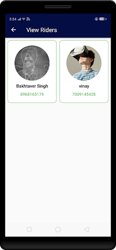Android application Logistics Admin screenshort