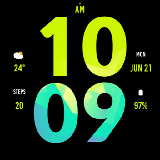 Big Green Watch Face Logo