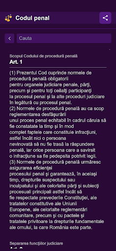 Codul Penal & Procedura Penal Screen 2