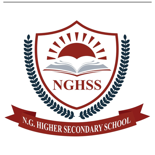 N G Higher Secondary School logo