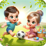Twin Baby Care Game icon