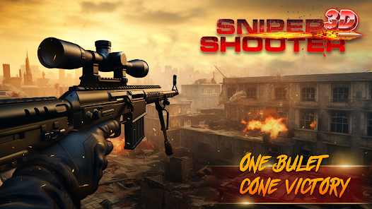 SNIPER 3D FUN FREE ONLINE FPS SHOOTING GAME - Walkthrough Gameplay Part 1 -  INTRO (iOS Android) 