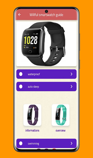Willful smartwatch guide Screen 2