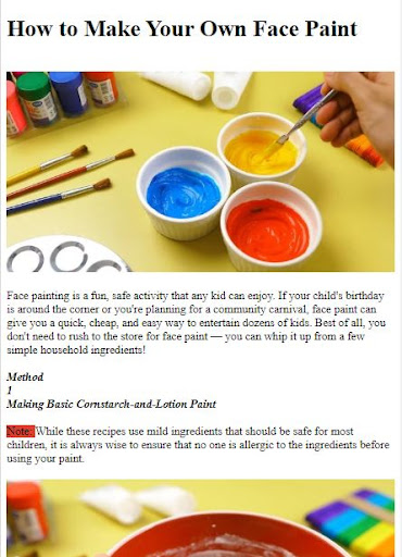 How to Do Face Painting Screen 3