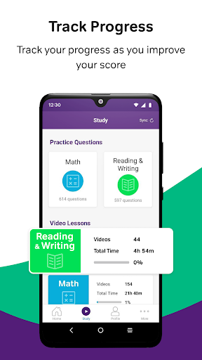 Screenshot of SAT Prep & Practice by Magoosh