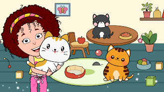 Game screenshot My Cat Town - Tizi Pet Games hack