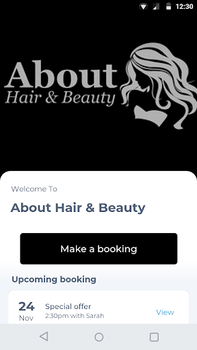 Android application About Hair & Beauty screenshort