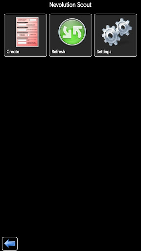 Android application Nevolution Scout screenshort