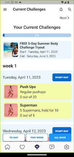 AutoFit Challenges Screen 3