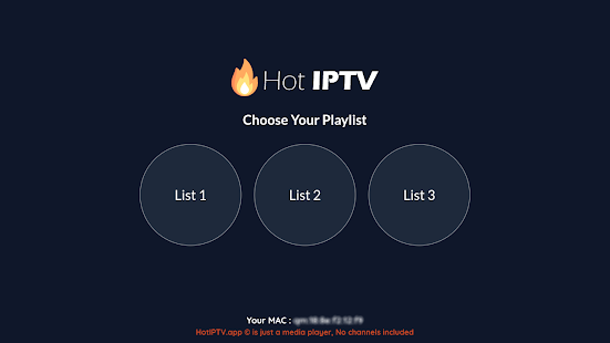 HotIPTV Player Screenshot