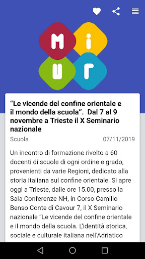 MIUR Istruzione Screen 3