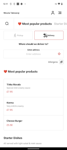 Masala Takeaway Screen 3