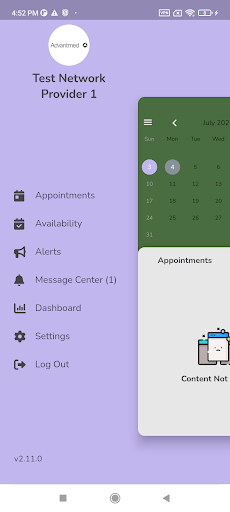 Android application Advantmed OnPoint screenshort