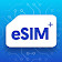 eSIM+ Mobile Data Travel icon