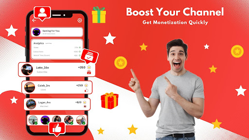 Android application UChannel Boost - Subs & Views screenshort
