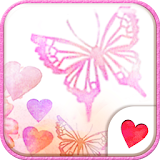 Cute wallpaper★Butterfly Heart icon