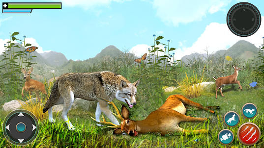 Wild Wolf Games: Animal Sim 3D