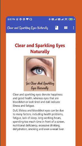 Clear and Sparkling Eyes Natur