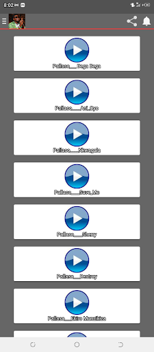 Android application Pallaso Songs screenshort
