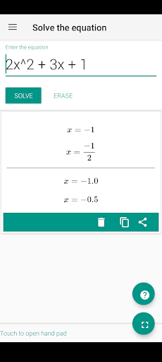 Scientific Calculator App Screen 3