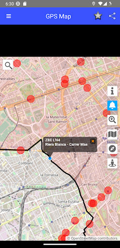 ZBE Barcelona GPS Screen 2