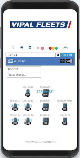 Android application VipalFleets screenshort