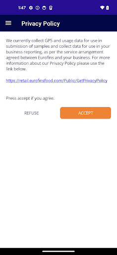 Android application Europortal Mobile screenshort