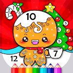 Cover Image of Télécharger Christmas Coloring Book By Numbers 2.3 APK