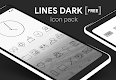 screenshot of Lines Dark - Icon Pack