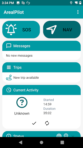Android application ArealPilot360° screenshort