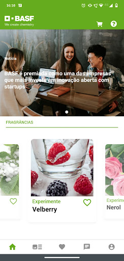 Android application B-Scent screenshort