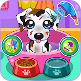 Caring for puppy salon icon