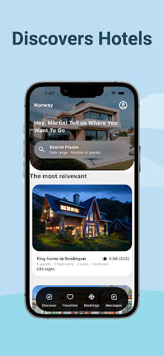 Android application Camelot Hotels screenshort