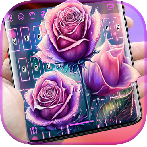 Pink Roses Keyboard logo