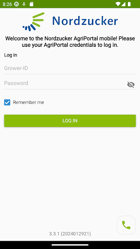 Android application AgriPortal mobile screenshort