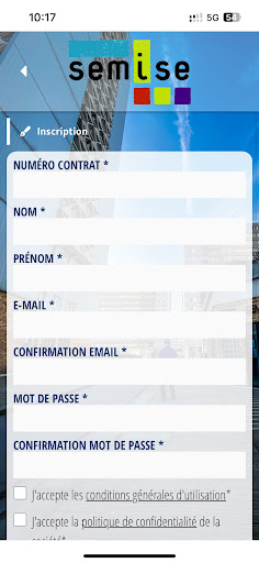 Android application Semise screenshort