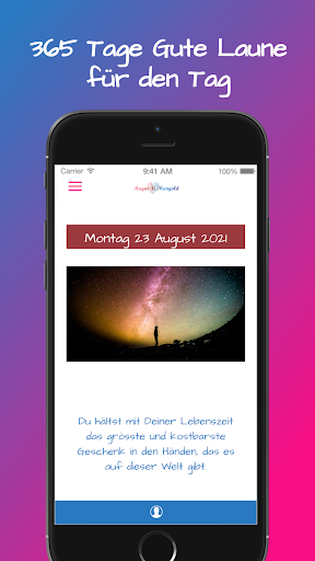 Android application Lebensfreude Tagesmotivation screenshort