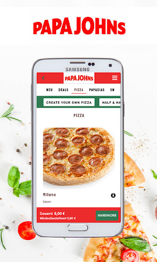 Papa Johns Pizza Deutschland Screen 3