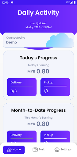 Android application APS Dispatch screenshort