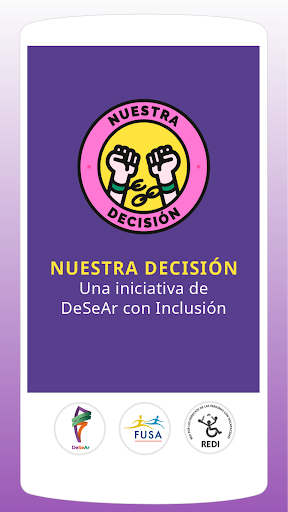 Android application Nuestra Decisión screenshort