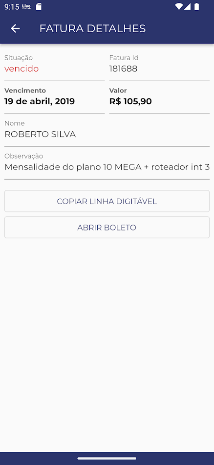 #9. Live Conect (Android) Ved: ISPJet - Sistemas para provedores