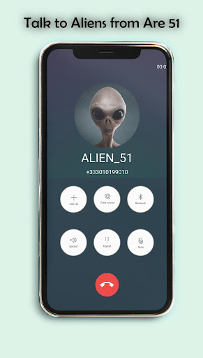 Alien Fake Video Call App Screen 3