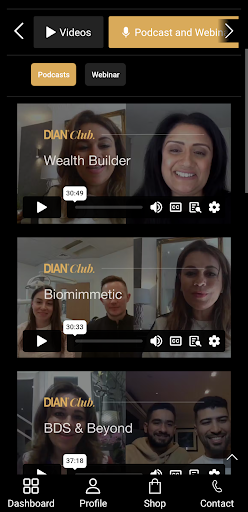Android application DIAN screenshort