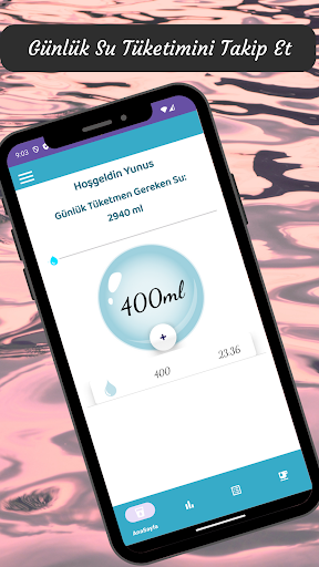 Android application Su Takip Uygulaması screenshort