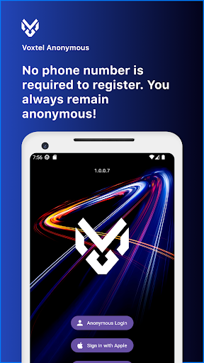 Android application VoxTel Anonymous screenshort