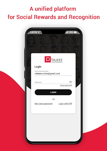 Buzzz - Rewards & Recognition Screen 2