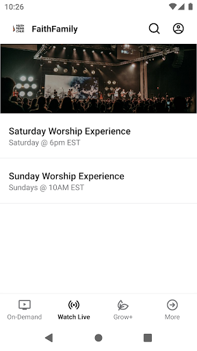Screenshot of Faith Family