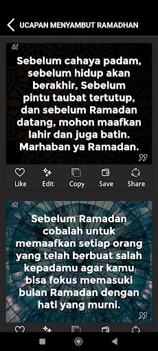 Ucapan Menyambut Ramadhan