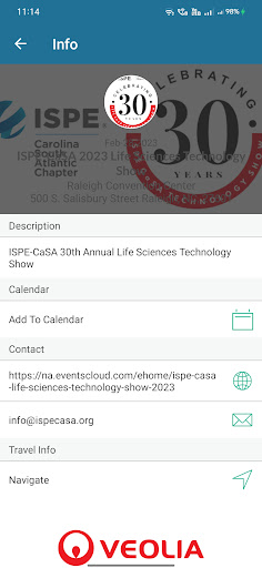 ISPE-CaSA 2023 Technology Show Screen 3