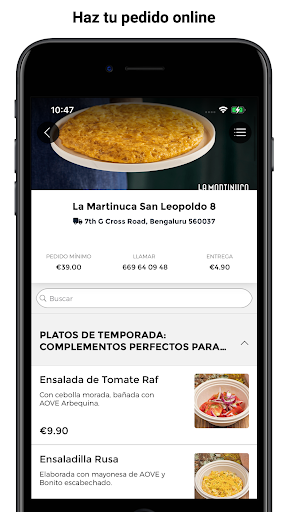 Android application La Martinuca screenshort